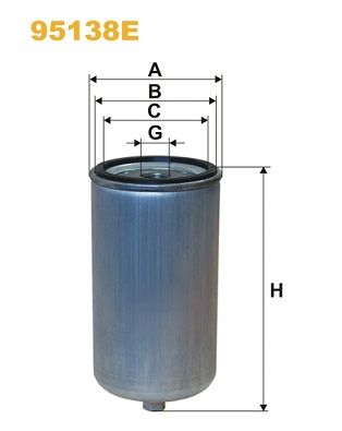 WIX FILTERS Топливный фильтр 95138E